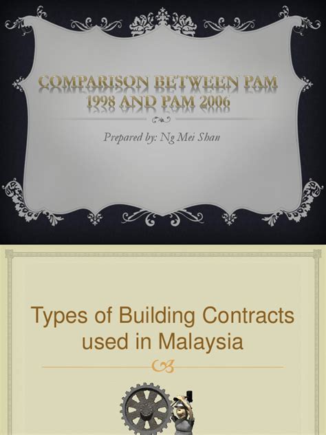 Available at pusat binaan sdn bhd. Comparison Between PAM1998 and PAM 2006 | Damages ...