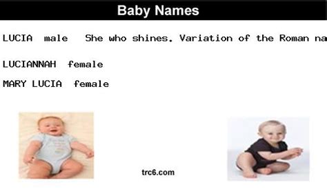 Lucia Name Meaning And Origin Baby Name Lucia Meaning