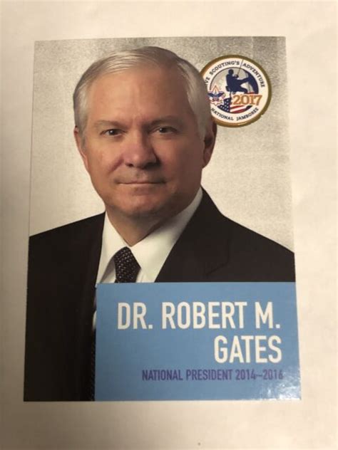 Dr Robert M Gates 2017 National Scout Jamboree Trading Card Pack Bsa