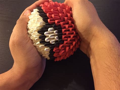 No need to wander anywhere. How to Make a 3D Origami Pokéball (with Pictures) - wikiHow
