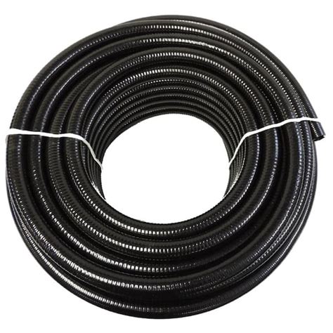 Hydromaxx 1 In X 25 Ft Pvc Schedule 40 Black Ultra Flexible Pipe