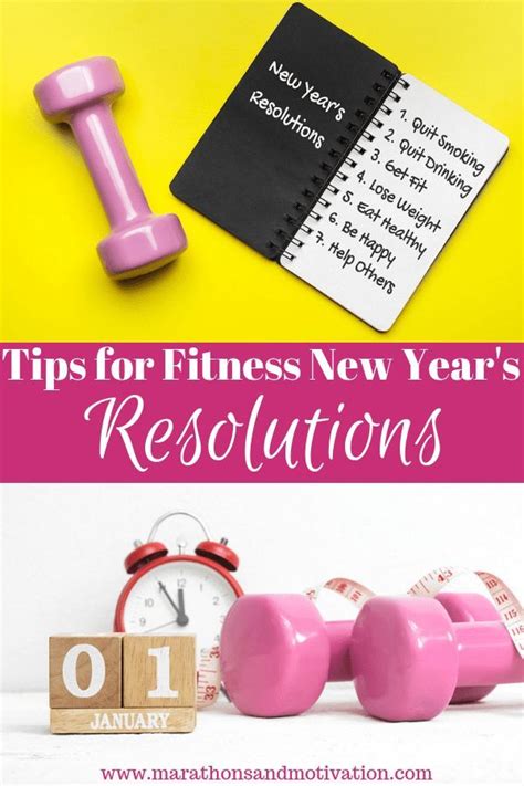 Tips For Fitness New Years Resolutions Diet And Exercise Goals For
