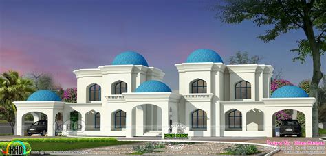 Dome House Arabic Style Architecture Design