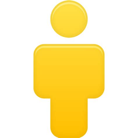 User Yellow Icon Pretty Office 13 Iconset Custom Icon Design