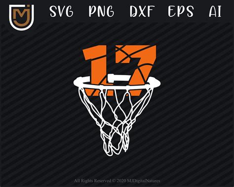 17th Birthday Basketball Svg Basketball Png Sports Svg Etsy