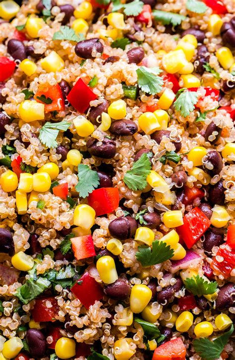 Mexican Quinoa Salad With Honey Lime Vinaigrette Recipe Runner