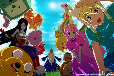 Adventure Time Characters Anime Wallpapers Wallpaper Cave