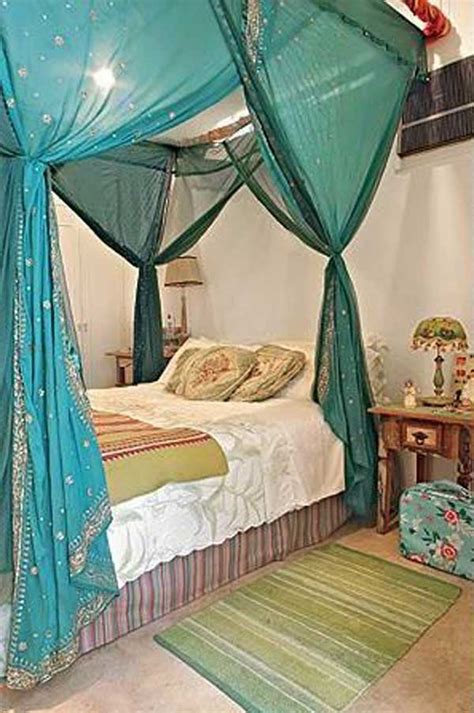 Reclaimed wood canopy bed (white) wood canopy bed, canopy bed frame, home bedroom 20 Magical DIY Bed Canopy Ideas Will Make You Sleep ...