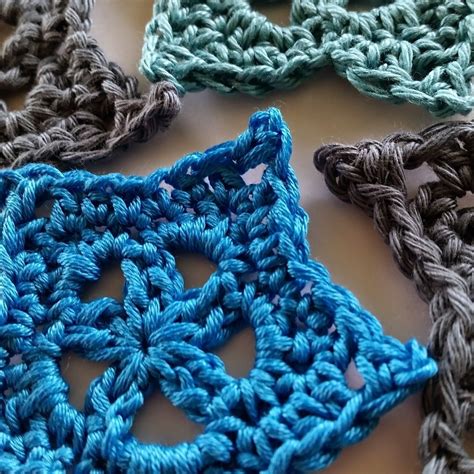 Crochet Star Motif · How To Crochet A Granny Square · Yarncraft On Cut