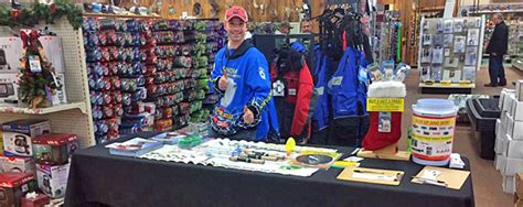 We have a full inventory of rods, reels, combos, bait, tackle and accessories. Jay's Ice Fishing Day