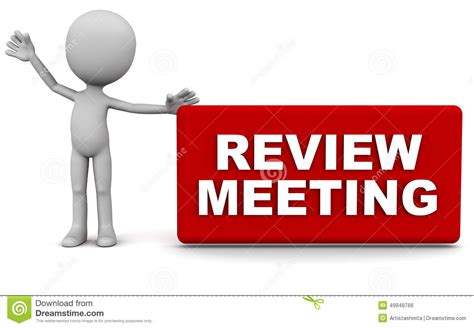 Review meeting stock illustration. Illustration of word - 49949766