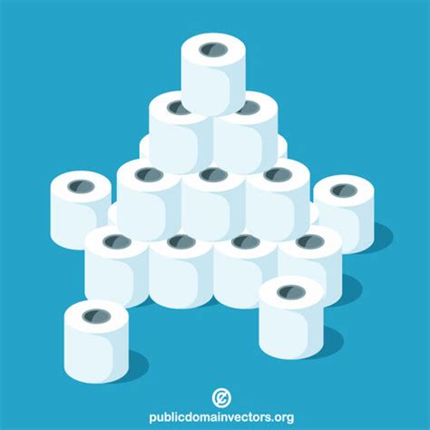 Toilet Paper Rolls Public Domain Vectors