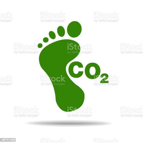 Co2 Footprint Concept Stock Illustration Download Image Now
