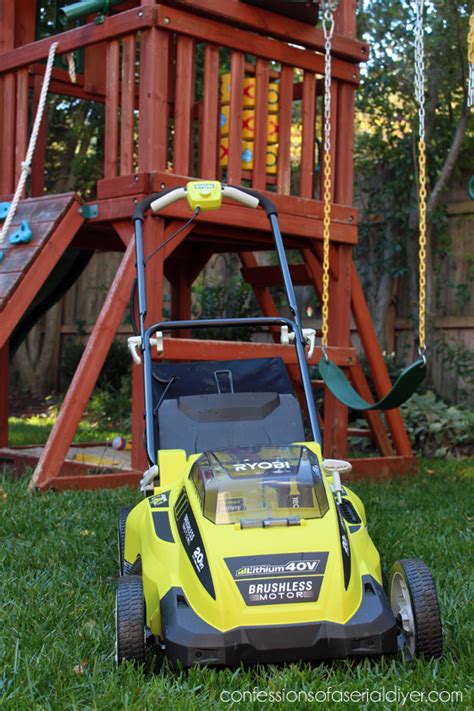 At the time there didn't seem to be any rhyme or reason to the problem such as heavy grass or a weak. RYOBI-Battery-Powered-Mower-16
