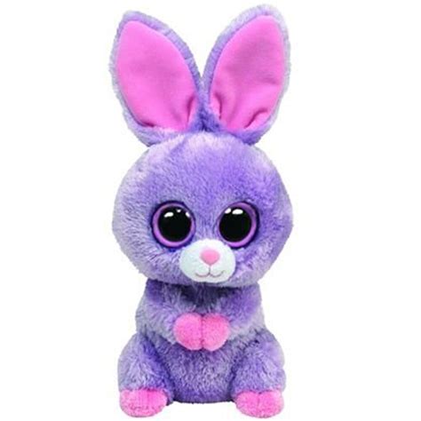 Pyoopeo Ty Beanie Boos 6 15cm Petunia The Bunny Plush Regular Big Eyed