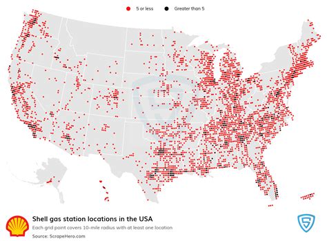 Shell Gas Station Locations Map