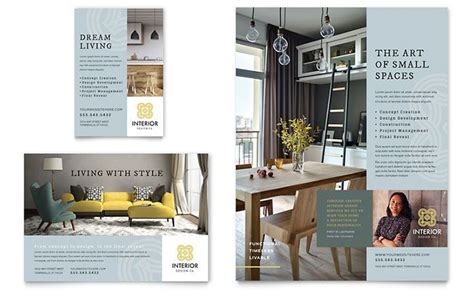 Interior Design Flyer And Ad Template Design By Stocklayouts Interior