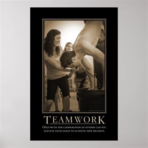 Teamwork Demotivational Print