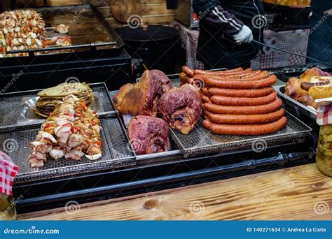 Hungarian Street Food In Budapest Stock Photo Image Of Ready People