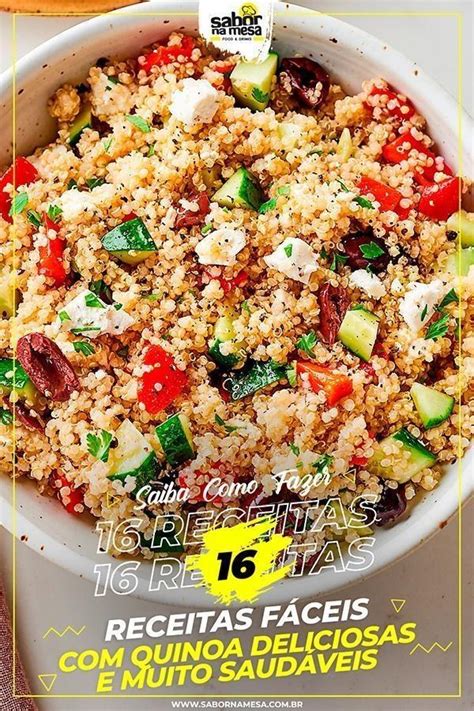 16 Receitas com Quinoa Simples e Fácil Saiba Como Fazer