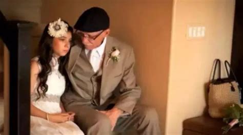 63岁老父亲不幸患癌 提前为11岁女儿办婚礼 现场让人泪崩 ＊ 阿波罗新闻网