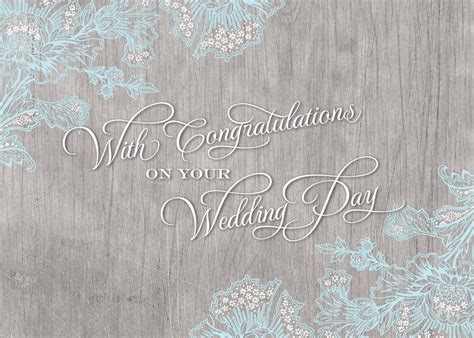 Weddings tend to be elaborate spectacles packed with tradition and meaning. Wood Wedding Congratulations Card Achievement by Brookhollow
