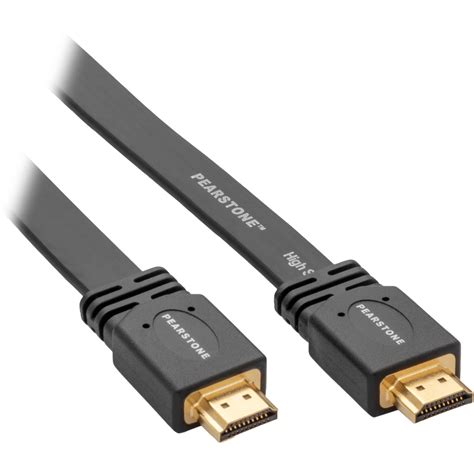 Pearstone Flat High Speed Hdmi Cable With Ethernet 6 Hda 106f
