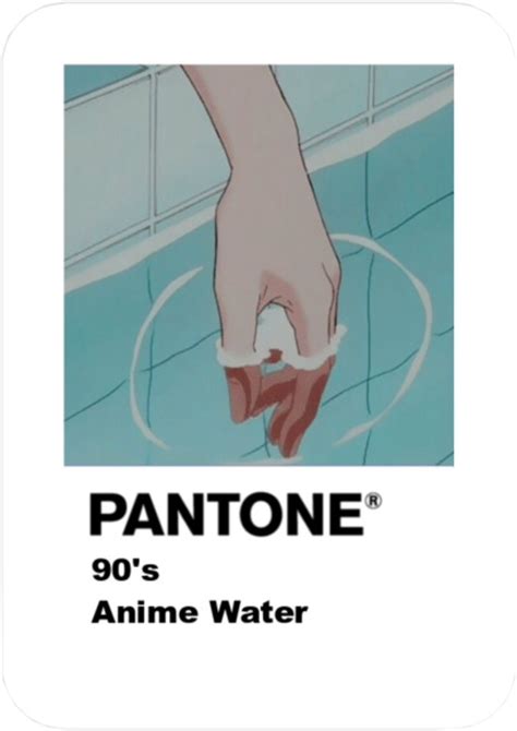 Pantone Pantonecolors Anime Aesthetic Sticker By Wh Ev R Sexiezpicz