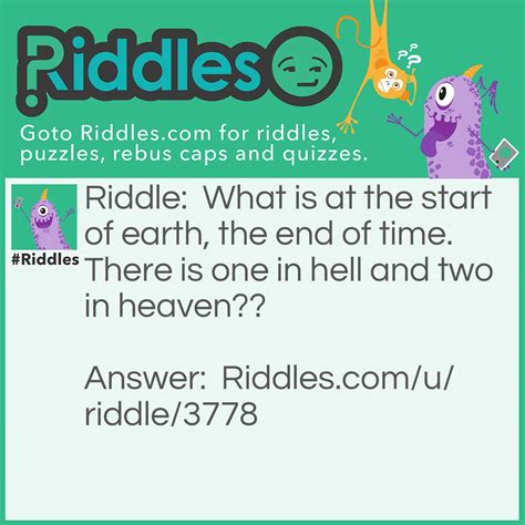 Earth Riddle And Answer