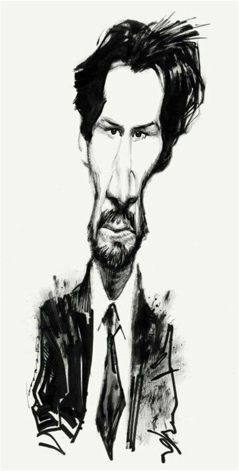 A Black And White Drawing Of A Man With A Beard Wearing A Suit Jacket