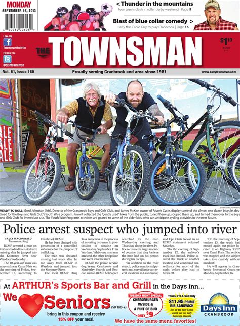 Cranbrook Daily Townsman September By Black Press Media Group