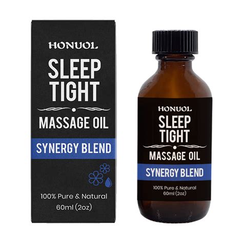 Sleep Tight Body Massage Oil With Lavender Chamomile Essential Oils To