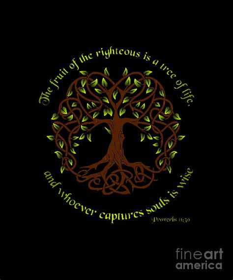 Tree Of Life Proverbs Digital Art By Deriyah Vasquez Fine Art America