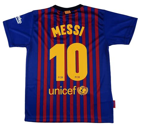 Fc Barcelona BarÇa Camiseta 1ª Equip 2018 2019 Messi T M Amazonfr