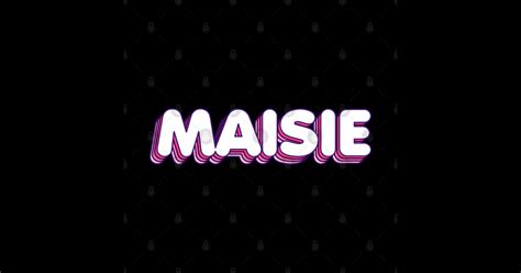 Pink Layers Maisie Name Label Pink Layers Maisie Name Label Sticker