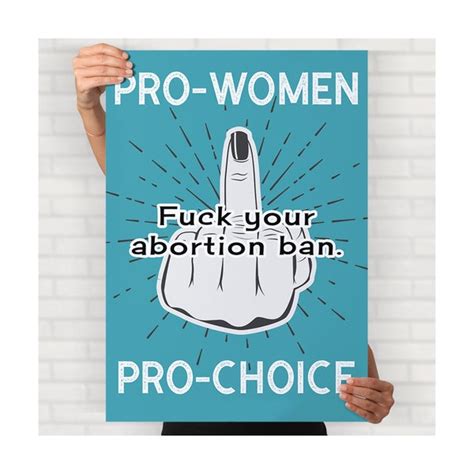 Pro Choice Poster Etsy