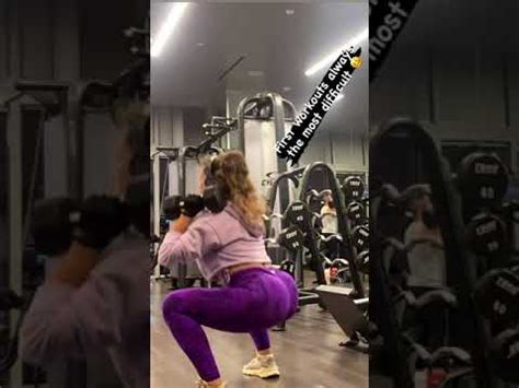 Nastya Nass Twerk Dance In The Gym Youtube