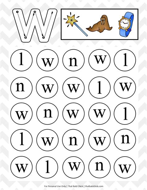 Letter W Worksheets Tracing Alphabet Letters Dot Letters Printable