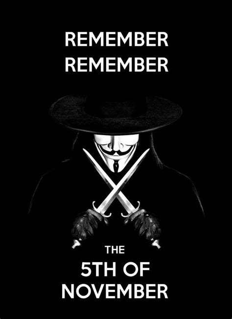 V For Vendetta Remember Remember The Fifth Of November Wallpaper