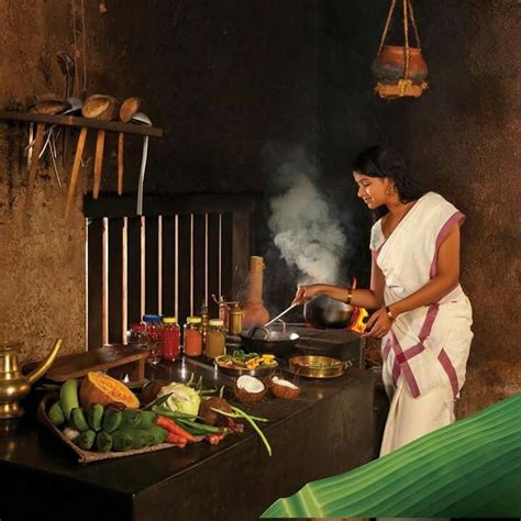 Traditional Kerla Kitchen Kerala Tourism Kerala Traditional House