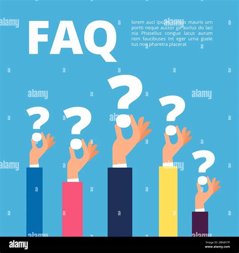 Faq Concept Businessman Hands Holding Question Marks Quiz And Online