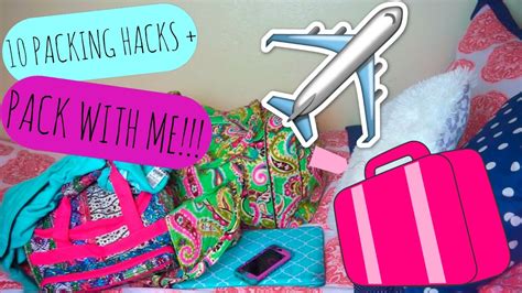 10 Packing Hacks Pack With Me Youtube