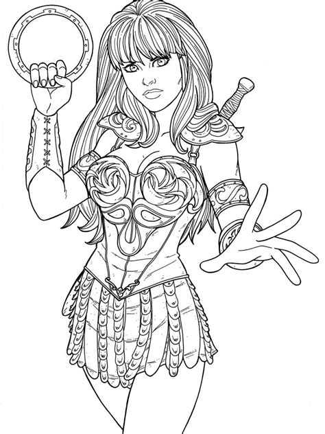 I used bernat super value to get a 13 doll (red heart super saver works too.) Xena by JamieFayX on DeviantArt