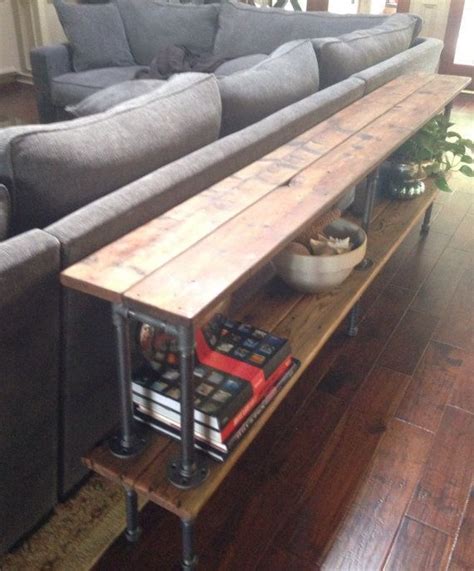6' Reclaimed Cedar Two Shelf Black Steel Pipe Sofa Table ... Whatever you choose will be a household helper that can make every day easier.