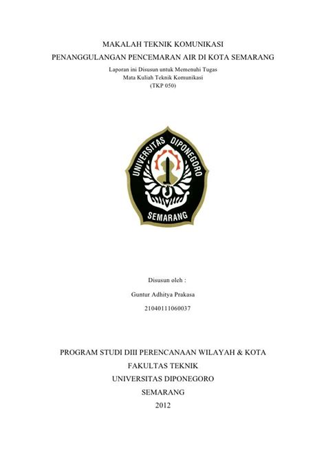 Contoh Cover Resume Makalah - Riset