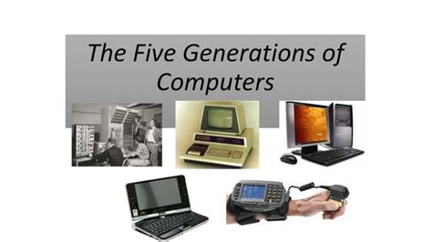 The major four types of computer generations. THE FIVE GENERATIONS OF COMPUTER timeline | Timetoast ...