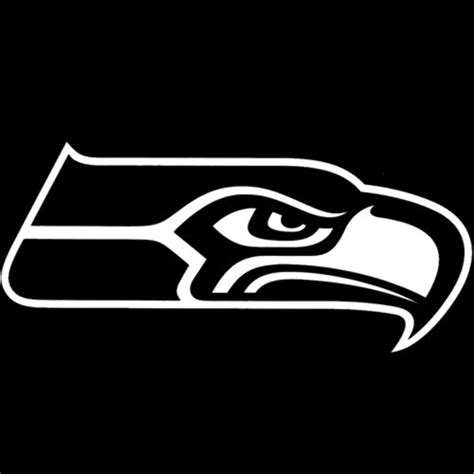 Seattle Seahawks 8x8 White Decal Logo Seahawks Pro Shop