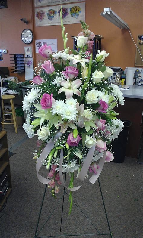 First Easel Piece | Funeral flower arrangements, Memorial flowers