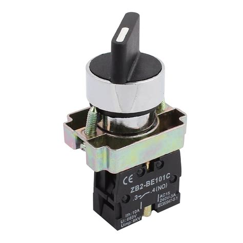 Ac 240v 3a On Off On Dpst Rotary Selector Latching Knob Switch Business