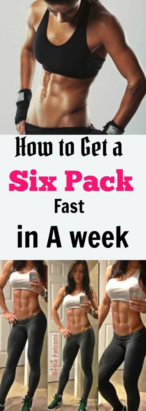 Best Exercises To Get A Six Pack Ab Fast And Easy At Home In A Week For Women And Men Pinned